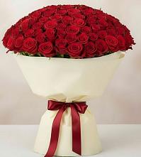 Букет 101 Красная роза Милано в Архангельском Ставропольского края