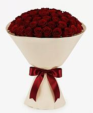 Букет 101 Бордовая роза Блэк Бакарра в Архангельском Ставропольского края