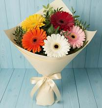 Букет цветов из:  Герберы в Архангельском Ставропольского края