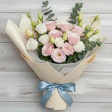 Букет цветов из:  Лизиантусы #REPLACE_PRED# Архангельском Ставропольского края
