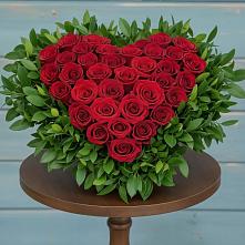 Цветочная композиция из Розы в виде сердца в Архангельском Ставропольского края