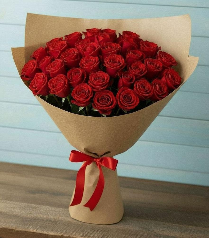Букет Красные розы Милано в Архангельском Ставропольского края