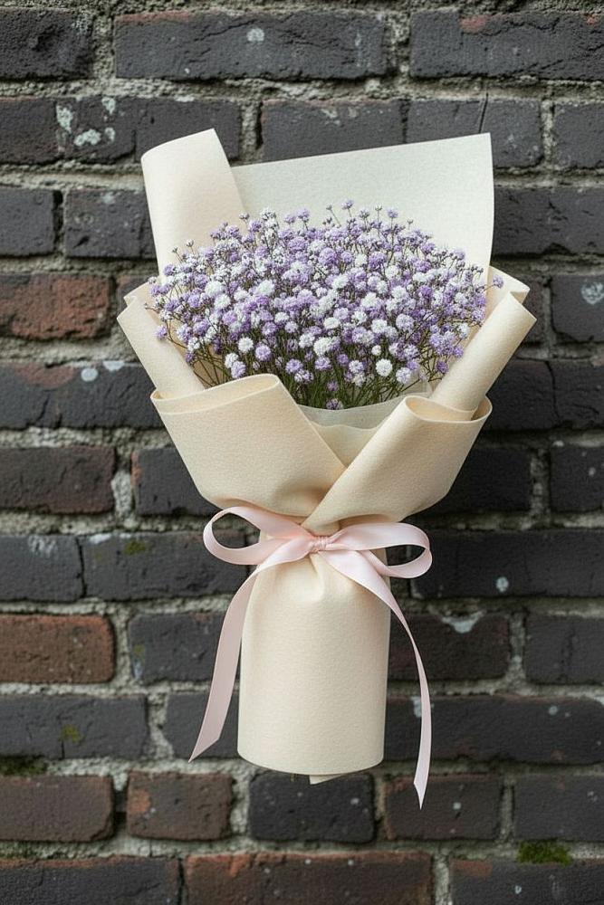 Букет цветов из: Гипсофила в Архангельском Ставропольского края