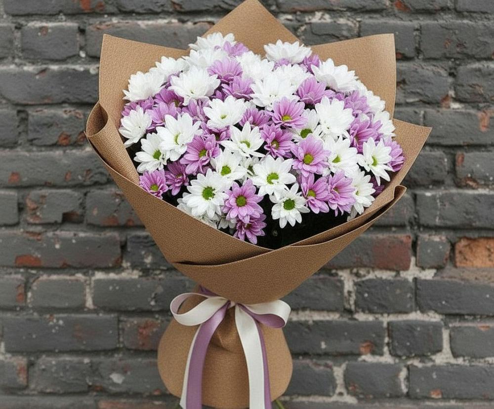 Букет цветов из: Хризантемы в Архангельском Ставропольского края
