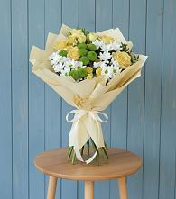 Букет цветов из:  Хризантемы и Розы в Архангельском Ставропольского края