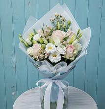 Букет цветов из:  Розы и Лизиантусы в Архангельском Ставропольского края