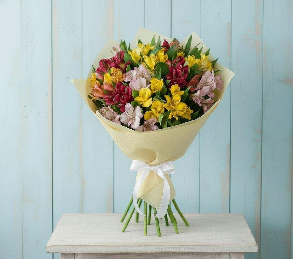 Букет цветов из: Альстромерии в Архангельском Ставропольского края