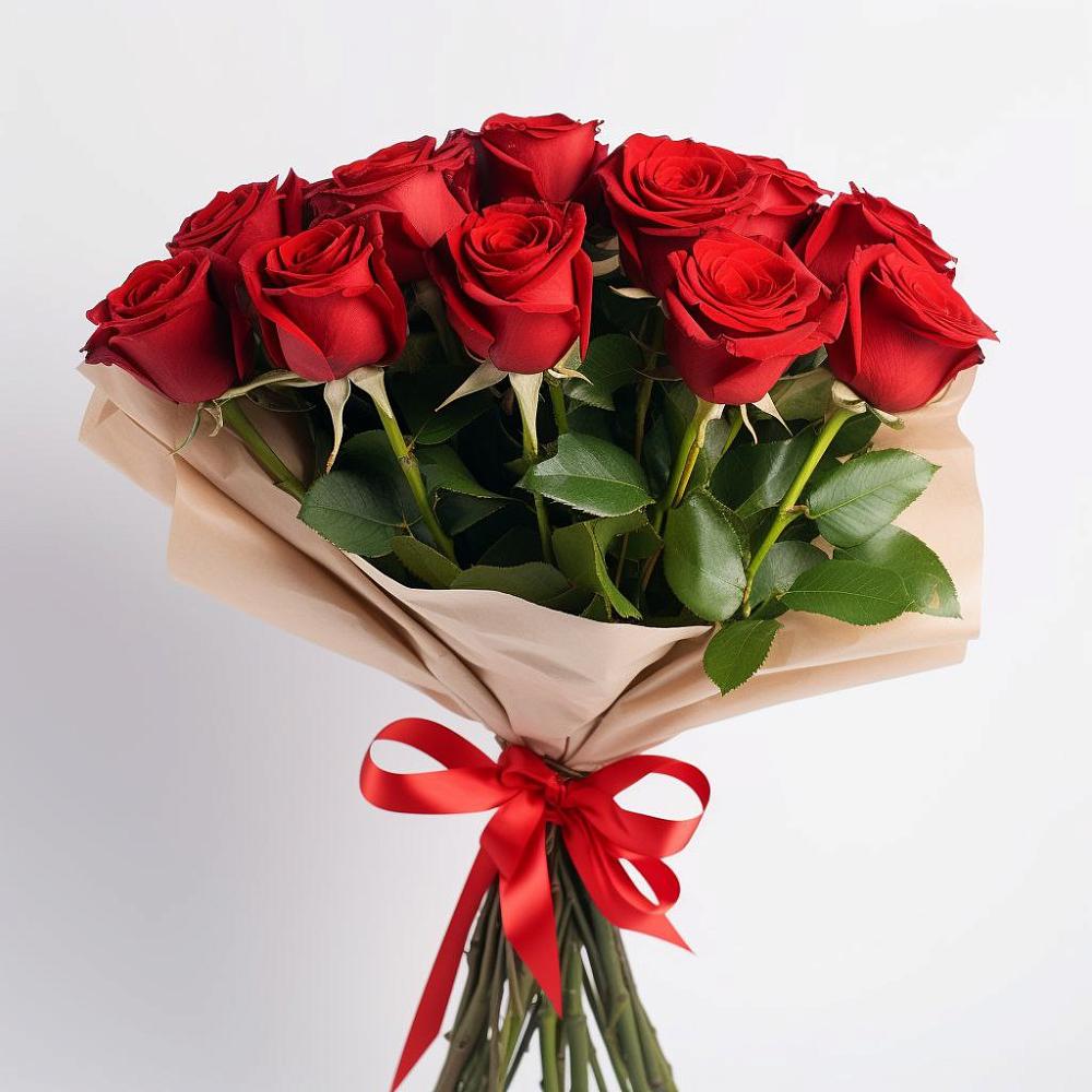 Букет 11 Красных роз Эдлесс Лав в Архангельском Ставропольского края